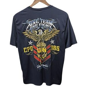 Chief Petty Officer CPO 3651 team one fight United States Navy military T-shirt